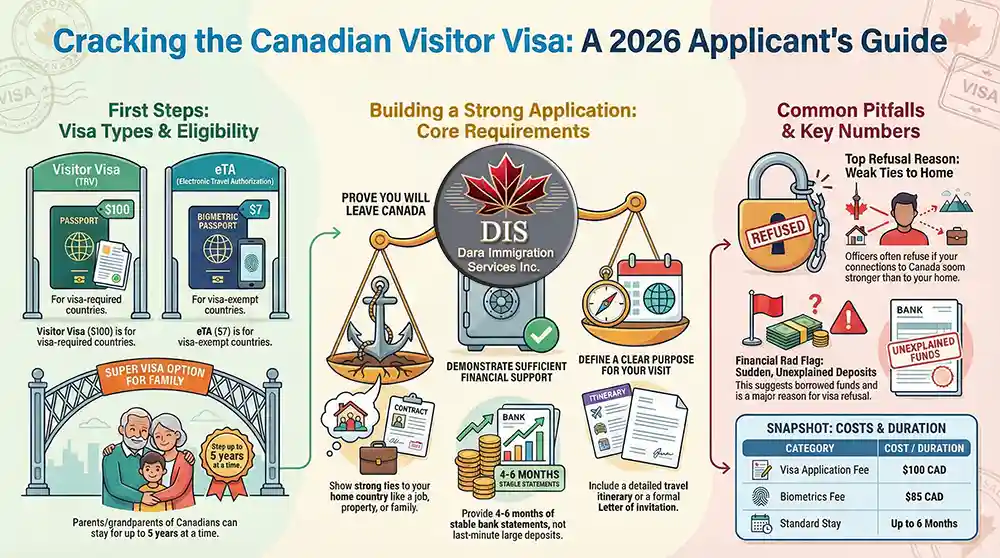 Infographic - A Guide to Securing the Canadian Visitor Visa