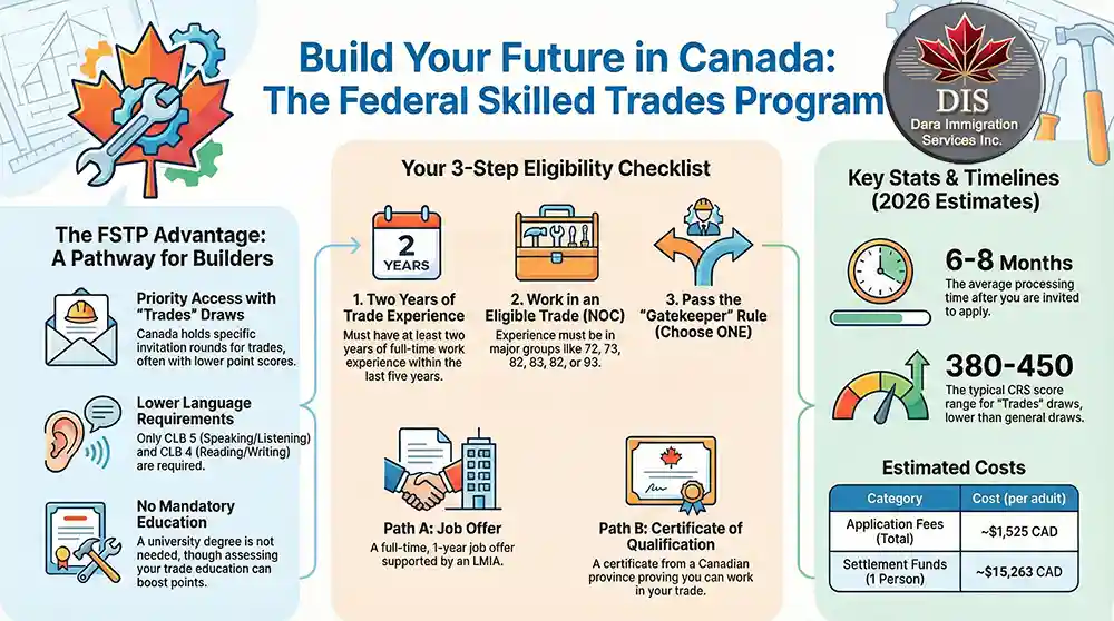 infographic - canadian federal skilled trades program