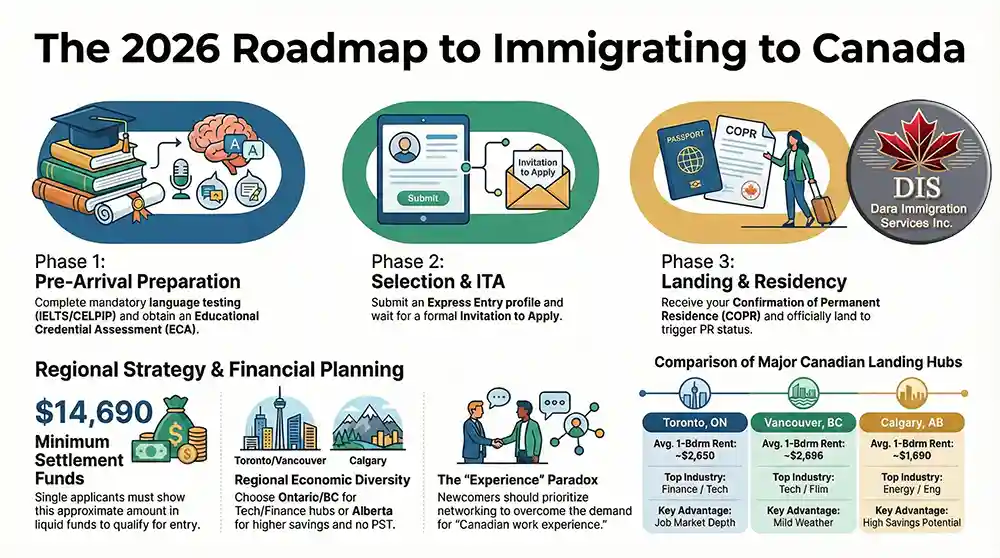 Infographic - Immigrate to Canada