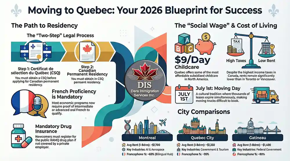 Infographic - Quebec , Canada