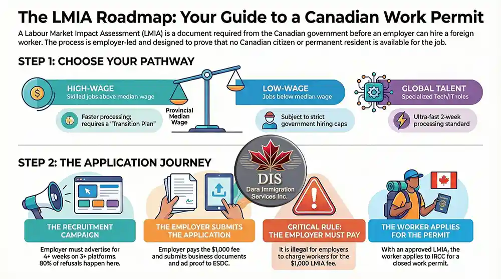 Infographic - Canadian LMIA Based Work Permit