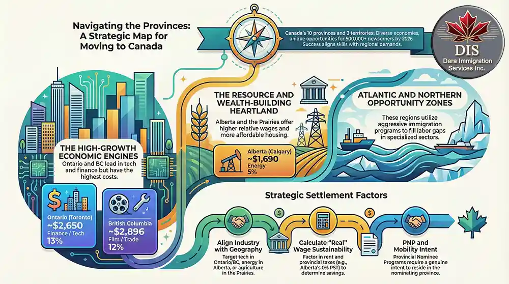 infographic - provinces of canada